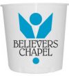 Printed Church Offering Bucket With Logo