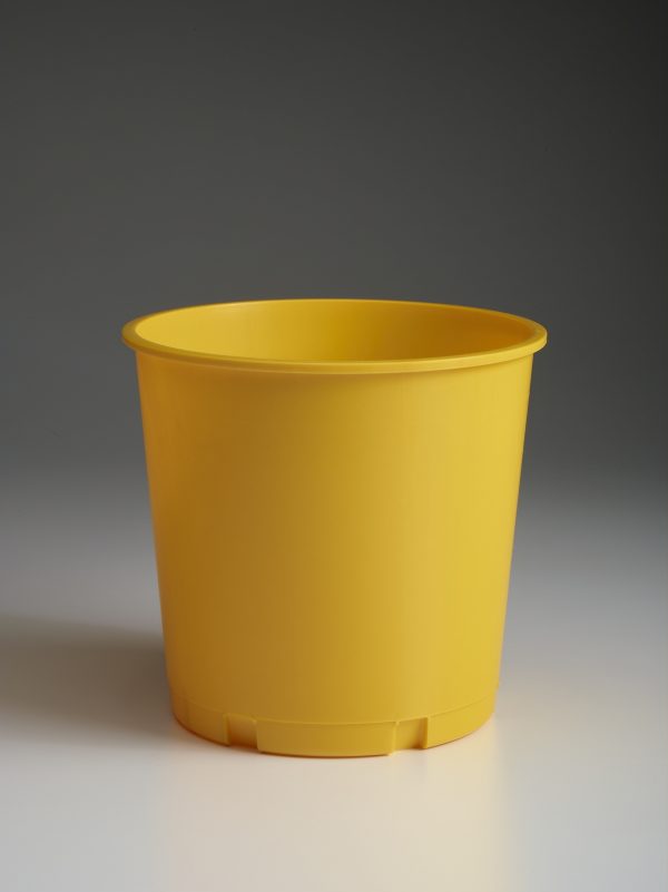 Dark Yellow Blank Offering Bucket