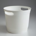 White Offering Bucket With Handles